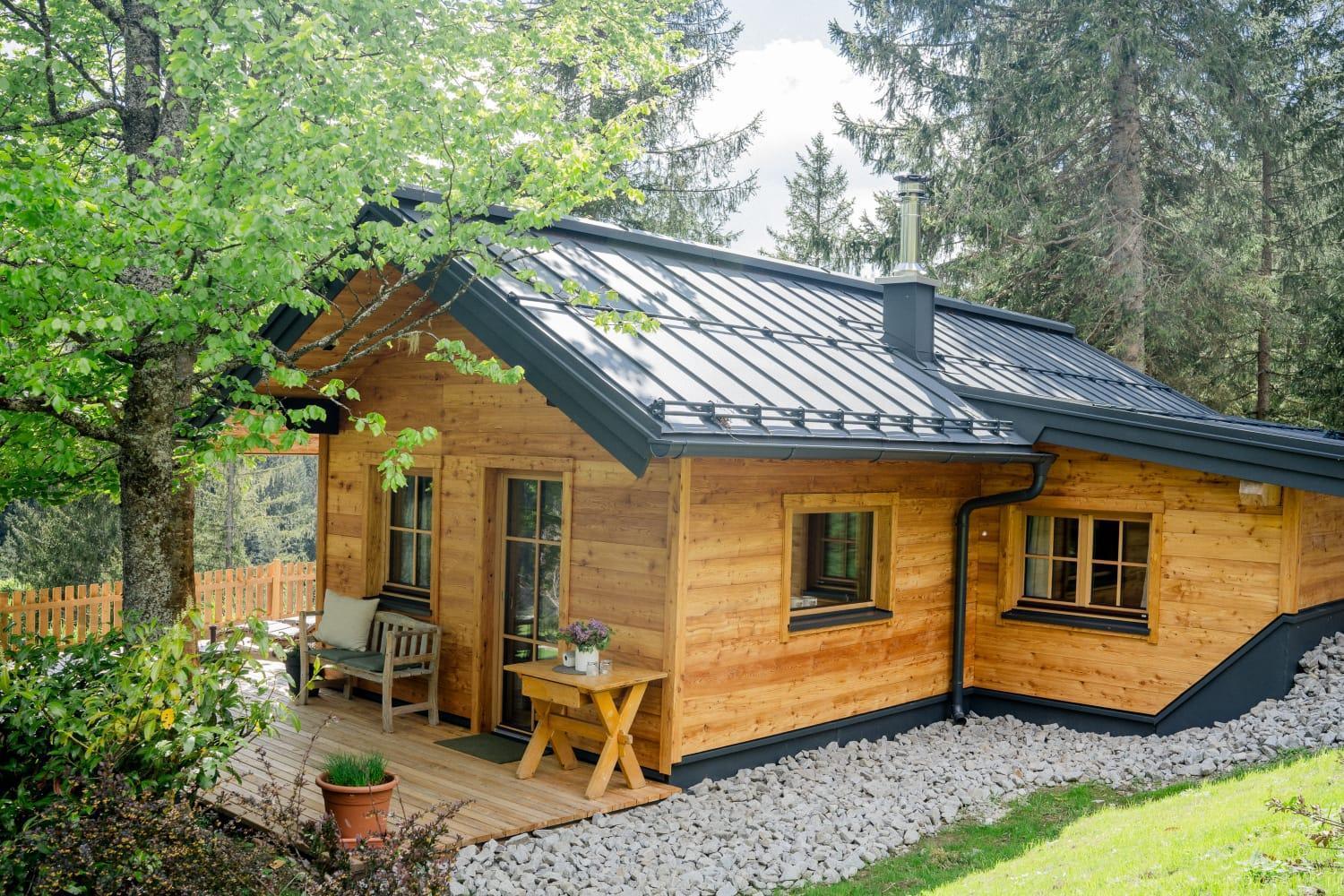 Huette Neuhaus Villa Annaberg im Lammertal Buitenkant foto